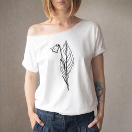 Konwalia biały Oversize