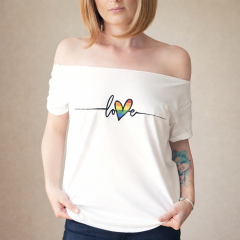 Love Biały Oversize