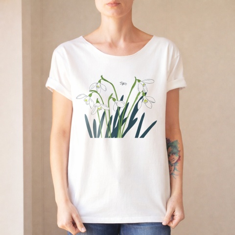 Przebiśniegi Biały Oversize