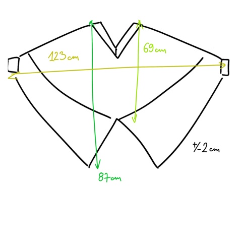 Sweter nietoperz VV szary