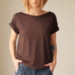 Brązowa Koszulka Oversize