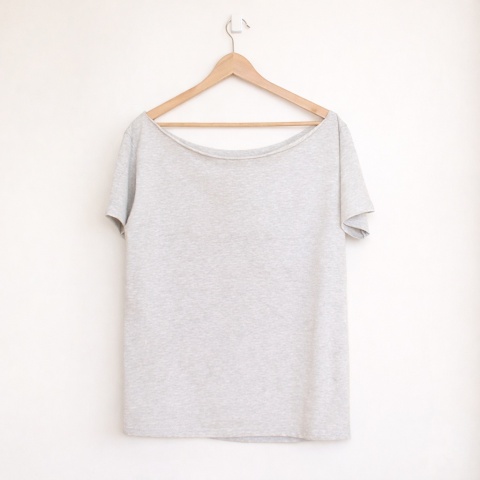 Szary melanż Oversize