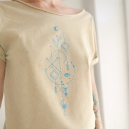 Turkusowy alchemik Piasek pustyni Oversize