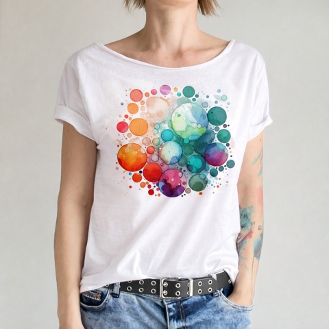 Banieczki koloru Oversize Biały