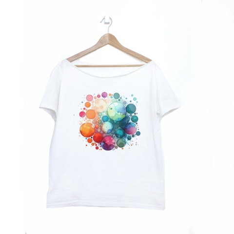 Banieczki koloru Oversize Biały