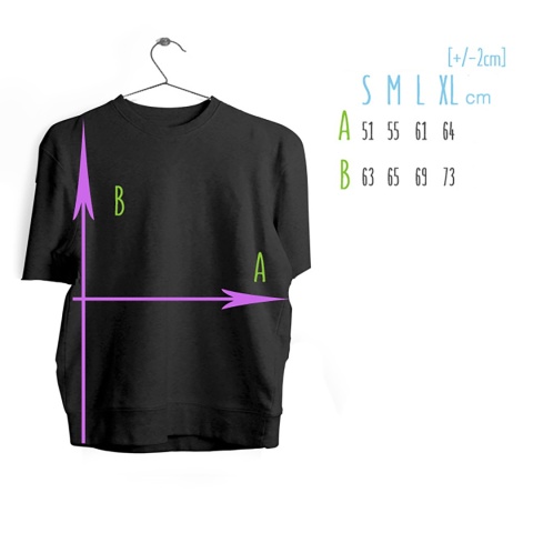 Bluza oversize dresowa granatowa z krótkim rękawem