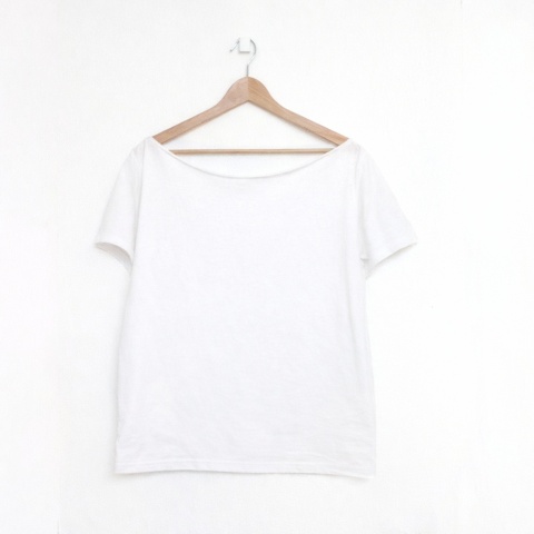 Koszulka damska Oversize bez nadruku Biała