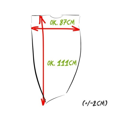 Sukienka krótki rękaw asymetria Butelkowozielona
