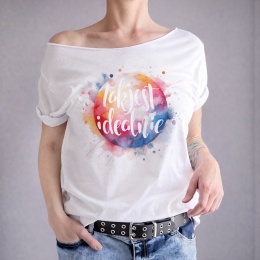 Tak jest idealnie Biały Oversize