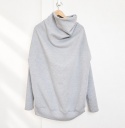 Bluza damska oversize Buka z golfem – szary melanż