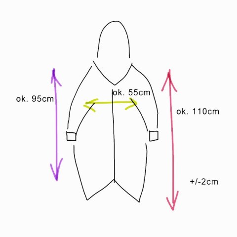 Długa bluza damska oversize z kapturem i zamkiem – czarna