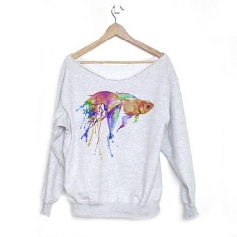 Rybka Szara gruba bluza