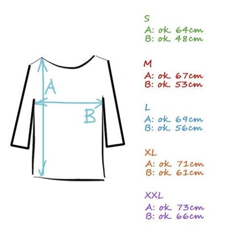 Oj tam Czarny Oversize Rękaw 3/4 Oj tam Czarny Oversize Rękaw 3/4