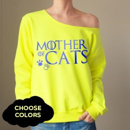 Wybierz kolory Mother of Cats Bluza Oversize