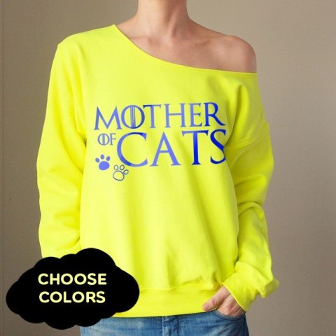 Wybierz kolory Mother of Cats Bluza Oversize Wybierz kolory Mother of Cats Bluza Oversize